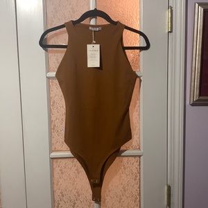 ReoRia Brown Bodysuit NWT S